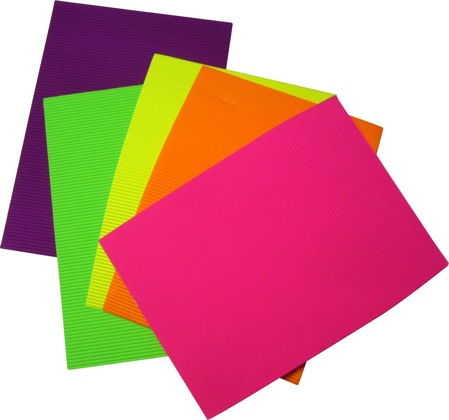 Fluorescent Corrugated Paper